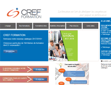 Tablet Screenshot of cref.org